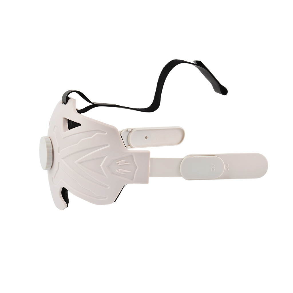 For Oculus Quest 2 Accessories, Compatible Elite Strap Replacement, Reduce Pressure VR Head Strap with Silicone Eye Mask, Adjustable Halo Strap for Improved Comfort and Support in VR Gaming