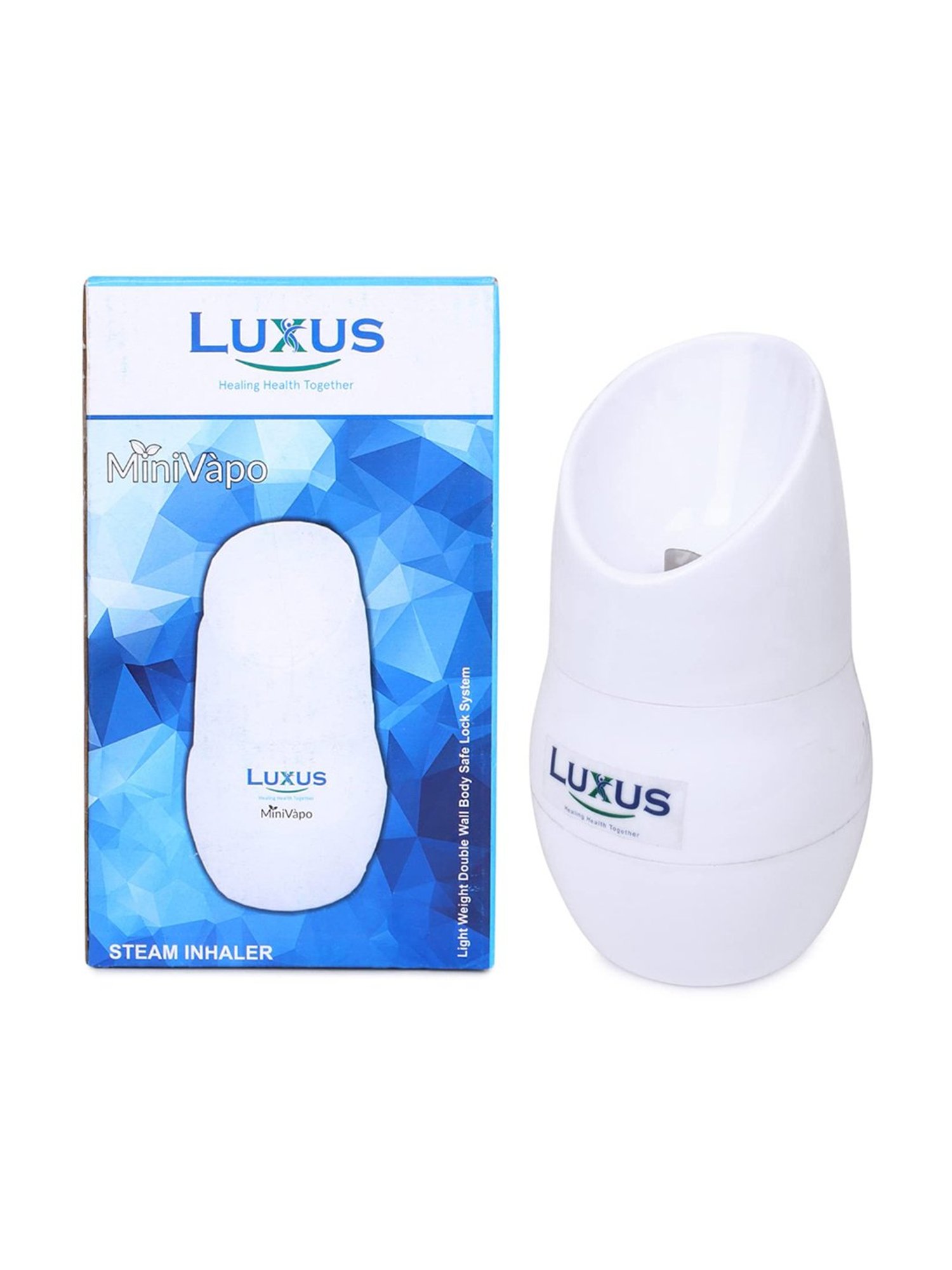Luxus Steam Vaporizer MiniVapo Vap-05 Steam Inhaler Facial Vaporizer Steamer Machine (White)