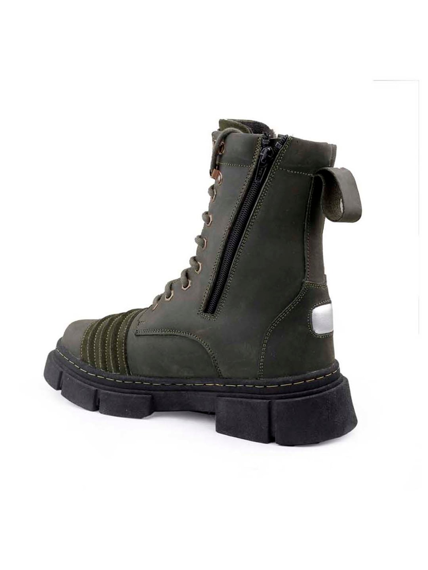 Bacca Bucci Men's SINISTER Olive Derby Boots