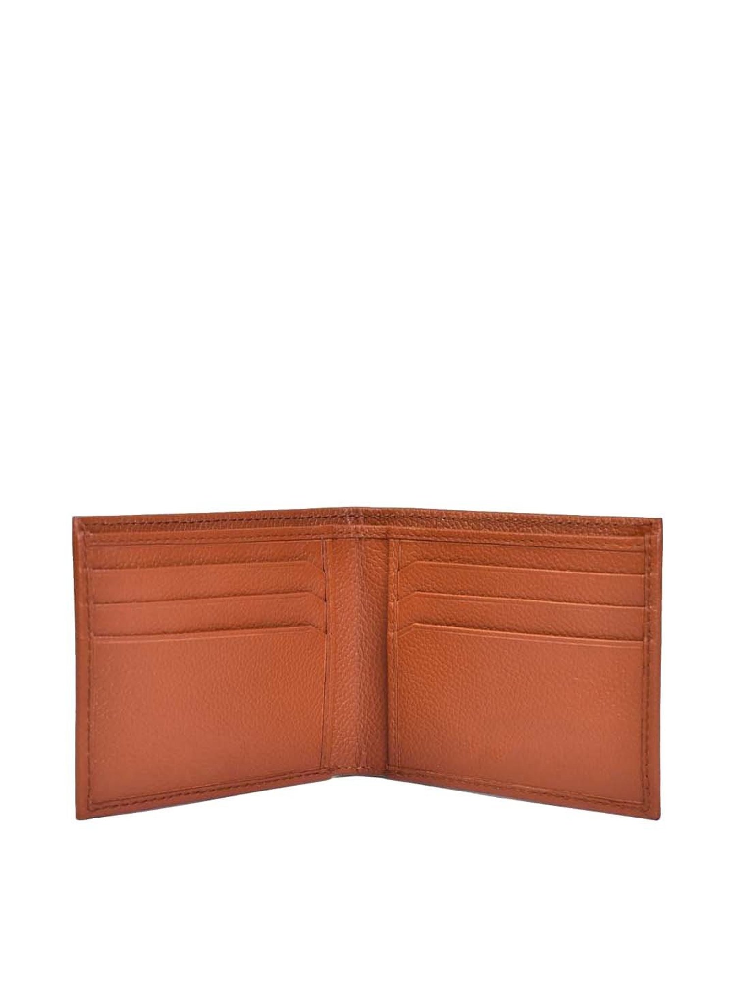 BELWABA Tan Casual Leather Bi-Fold Wallet for Men