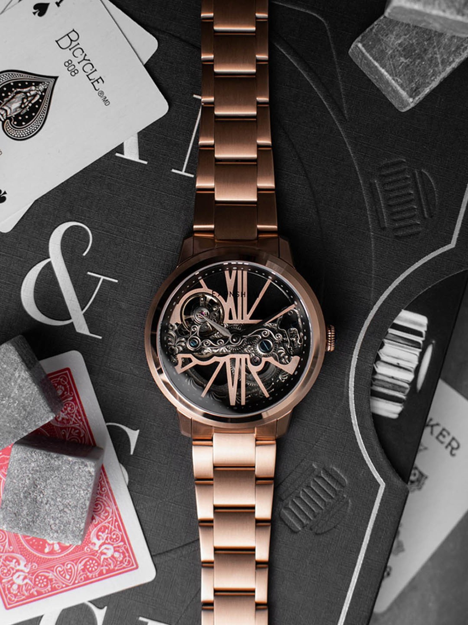 STRAND by Obaku S722GDBBSB_A Analog Watch for Men