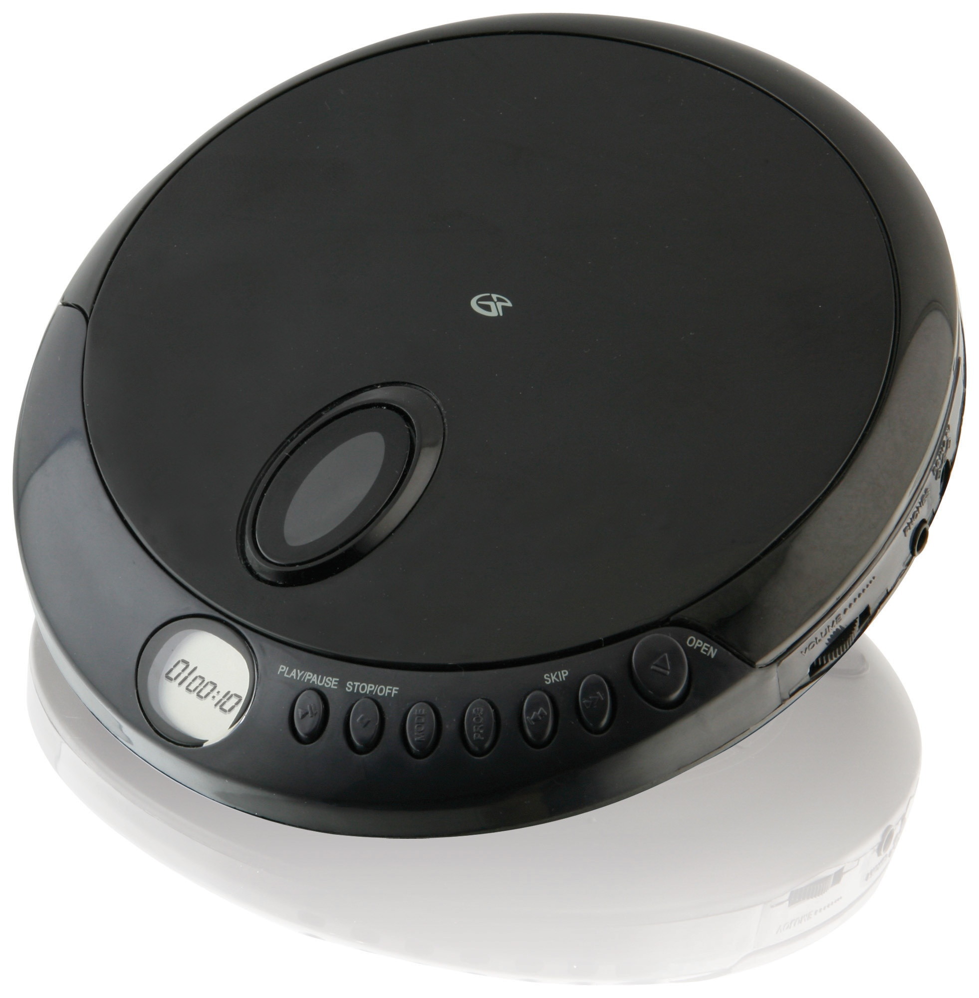 GPX PC301B Portable CD Player with Stereo Earbuds and Anti-Skip Protection