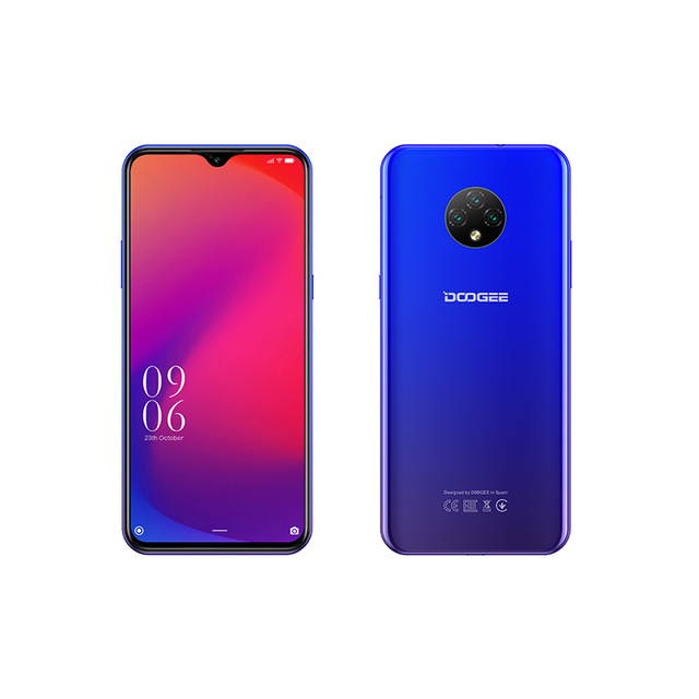 Moviles Libres,DOOGEE X95 Smartphone Libre 2020, 6.52 Pulgadas 19.5:9 HD+ Pantalla 4G Telefonos, 4350mAh, 13MP+2MP+2MP+5MP, Android 10.0 Smartphone, 16GB ROM,128GB SD, Dual SIM Face ID