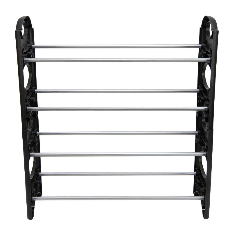 Simplify 12 Pair Stackable Shoe Caddy Rack