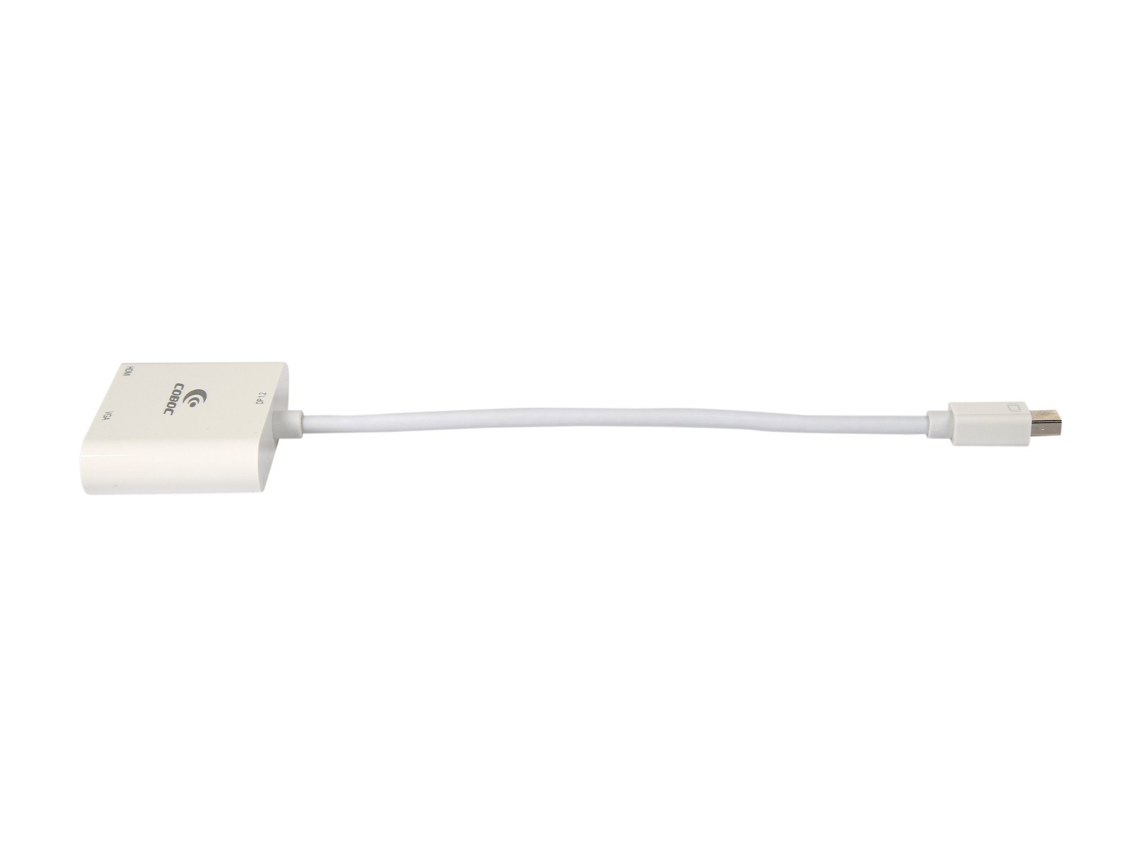 Coboc MDP122HV-6-WH Mini DisplayPort 1.2 to HDMI / VGA Adapter