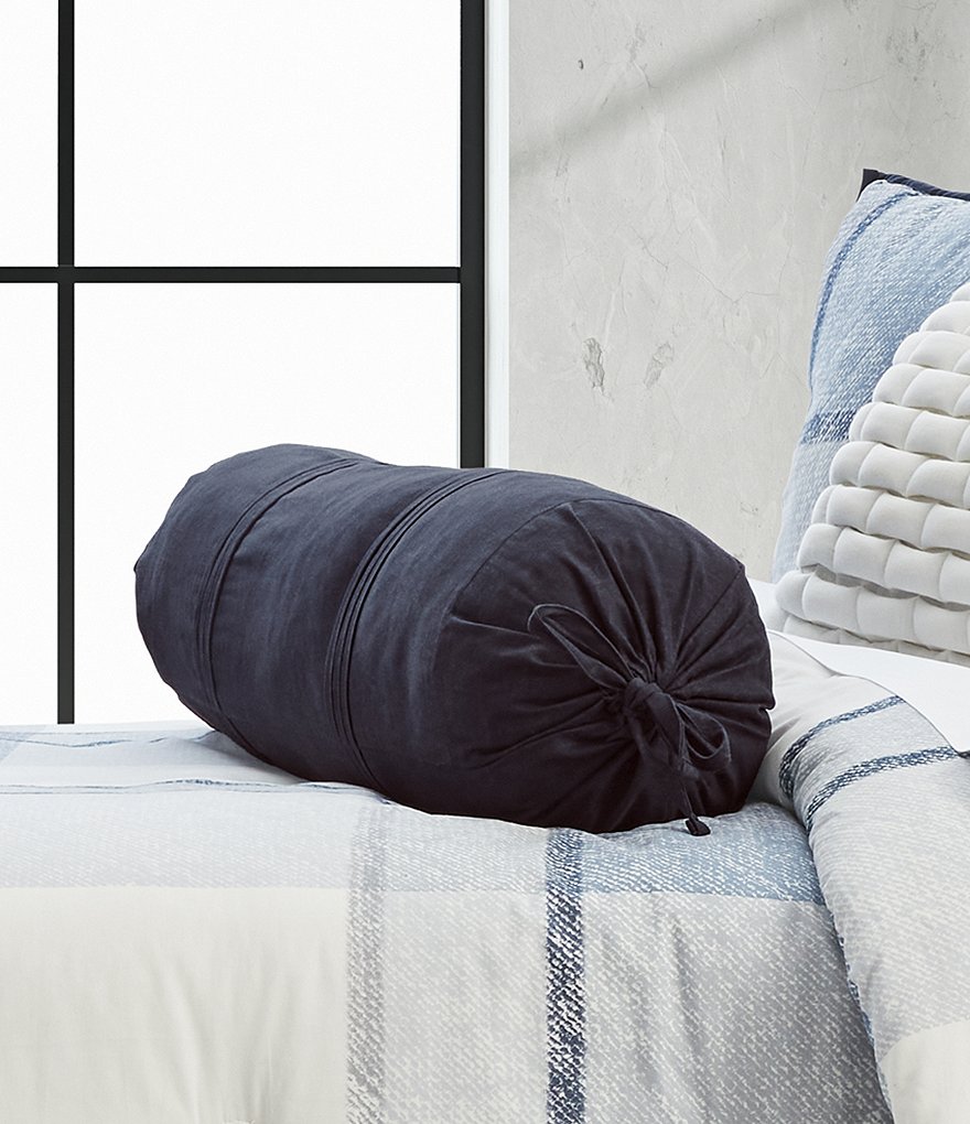 Oscar/Oliver Liam Indigo Bolster Pillow