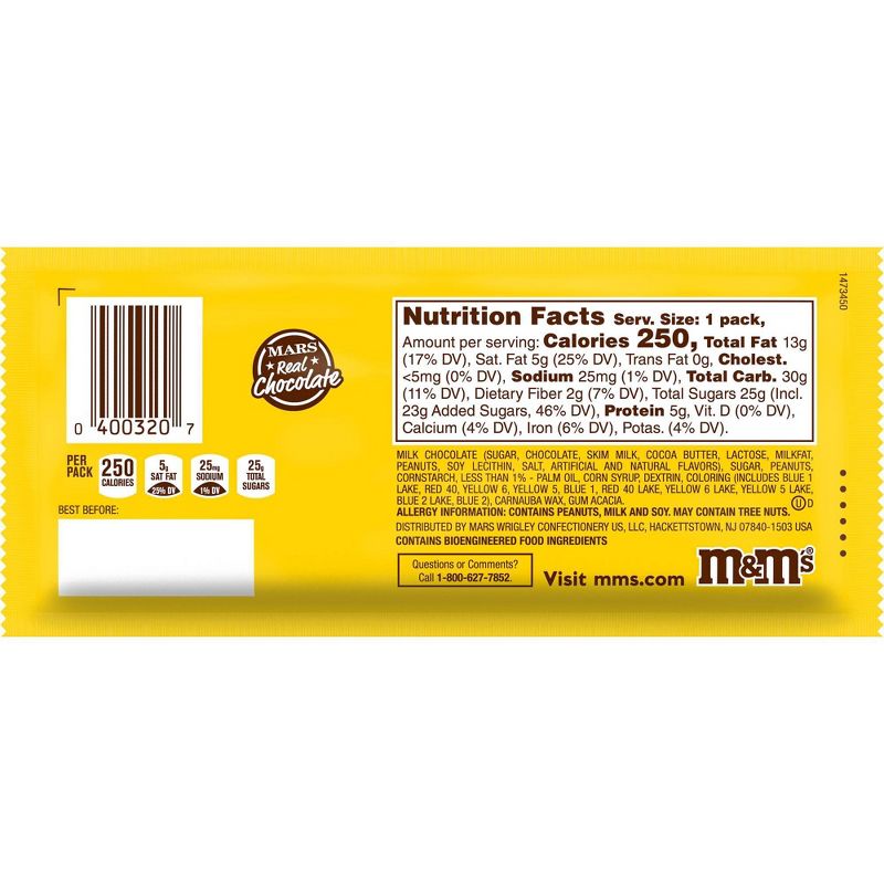 M&M's Peanut Single - 1.74oz