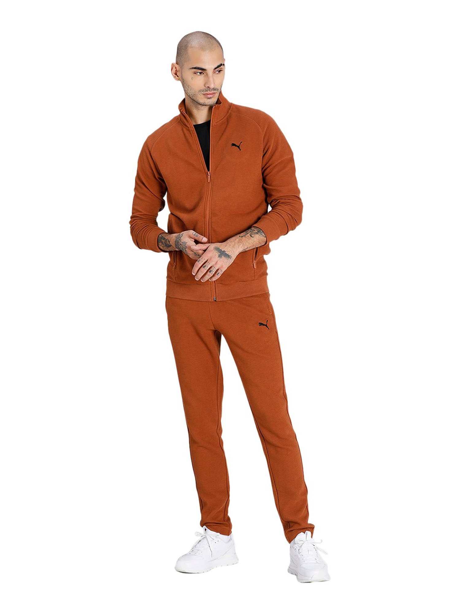 Puma Light Brown Full Sleeves Jacket