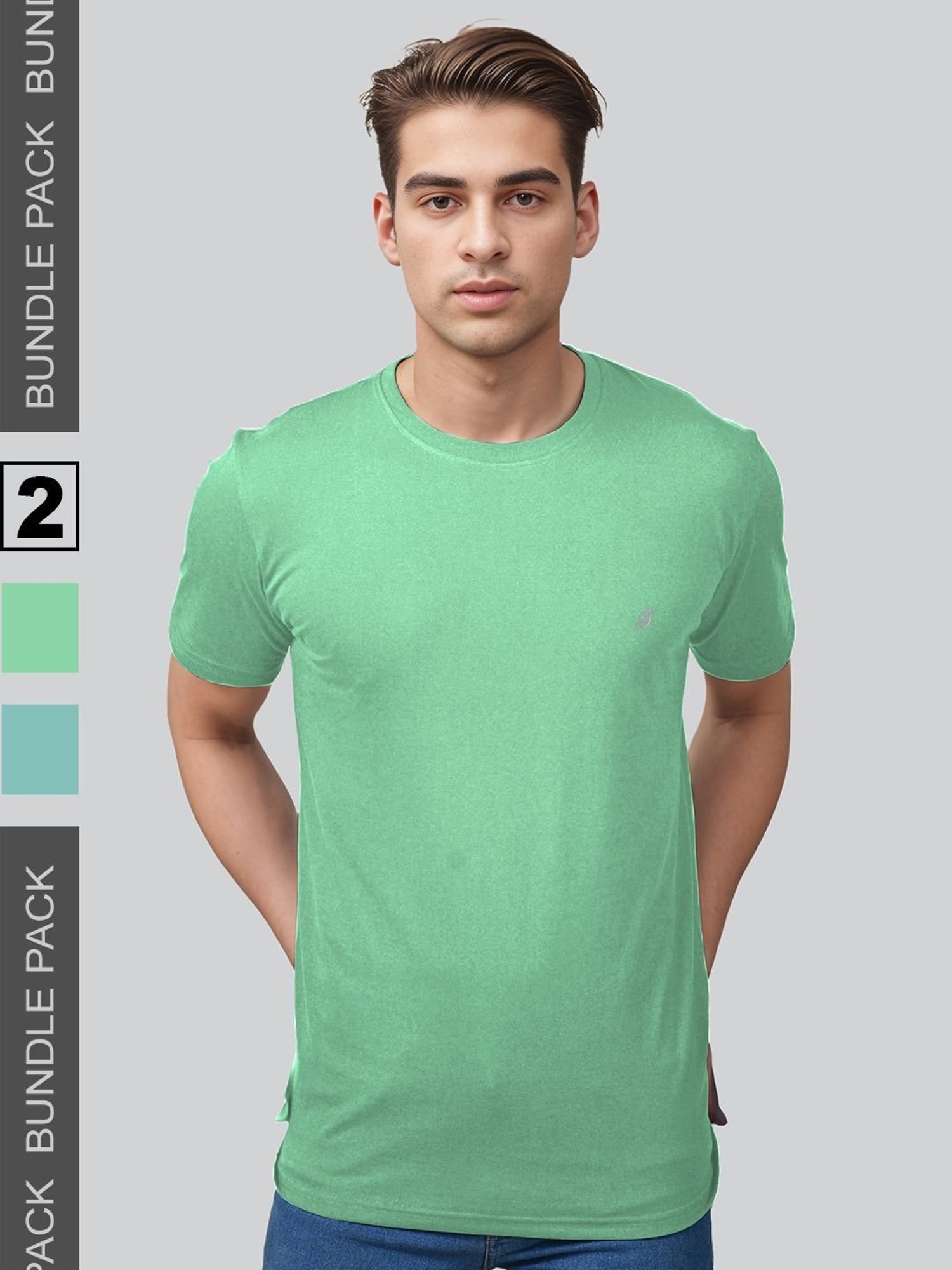Lux Nitro Green & Sage Regular Fit T-Shirt
