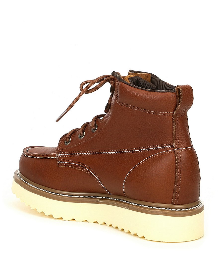 Wolverine Men's 6#double; Work Wedge Soft Toe Work Boots