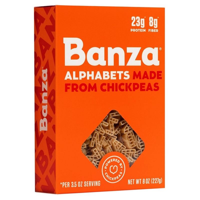 Banza Chickpea Pasta Alphabets 8 Oz