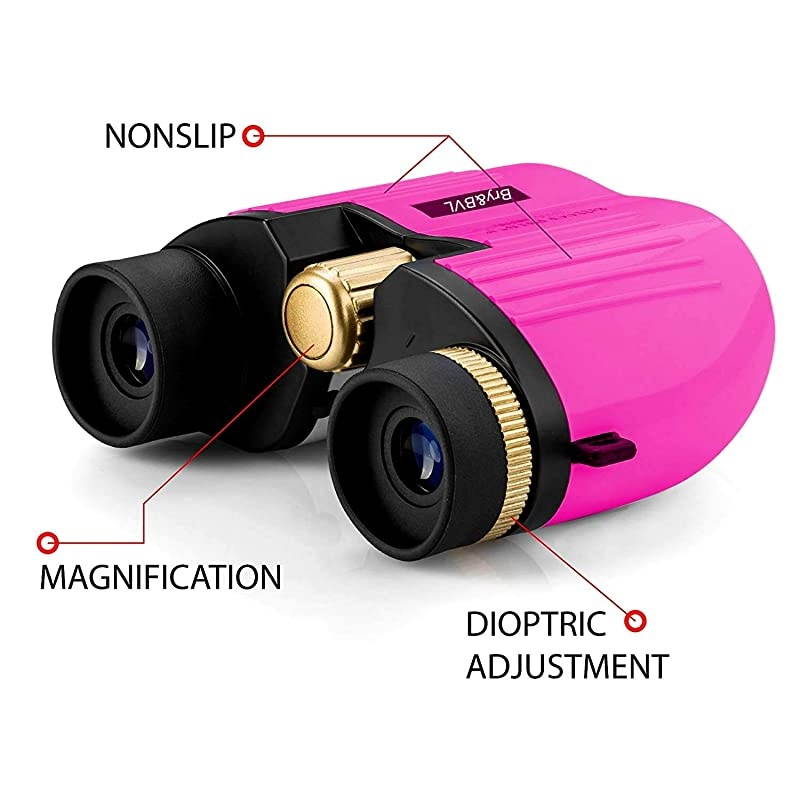 for Kids - High Resolution, Shockproof &ndash; 8X22 Kids for Bird Watching, Best Toys for Boys, Girls &ndash; Real Optics Set for Outdoor Toddler Games &ndash; Detective and Spy Kids Toys