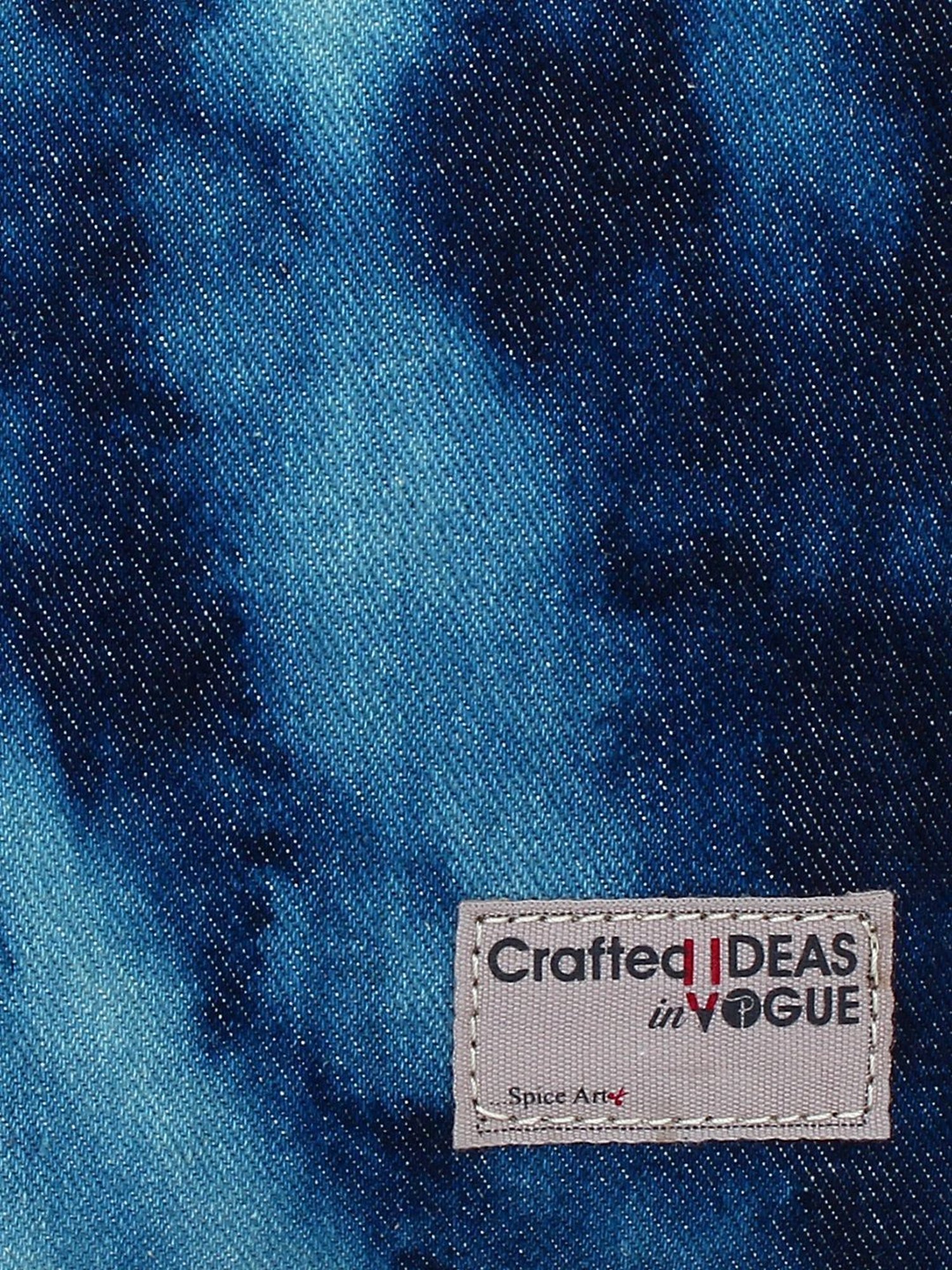 Spice Art Navy Printed Coin Pouch