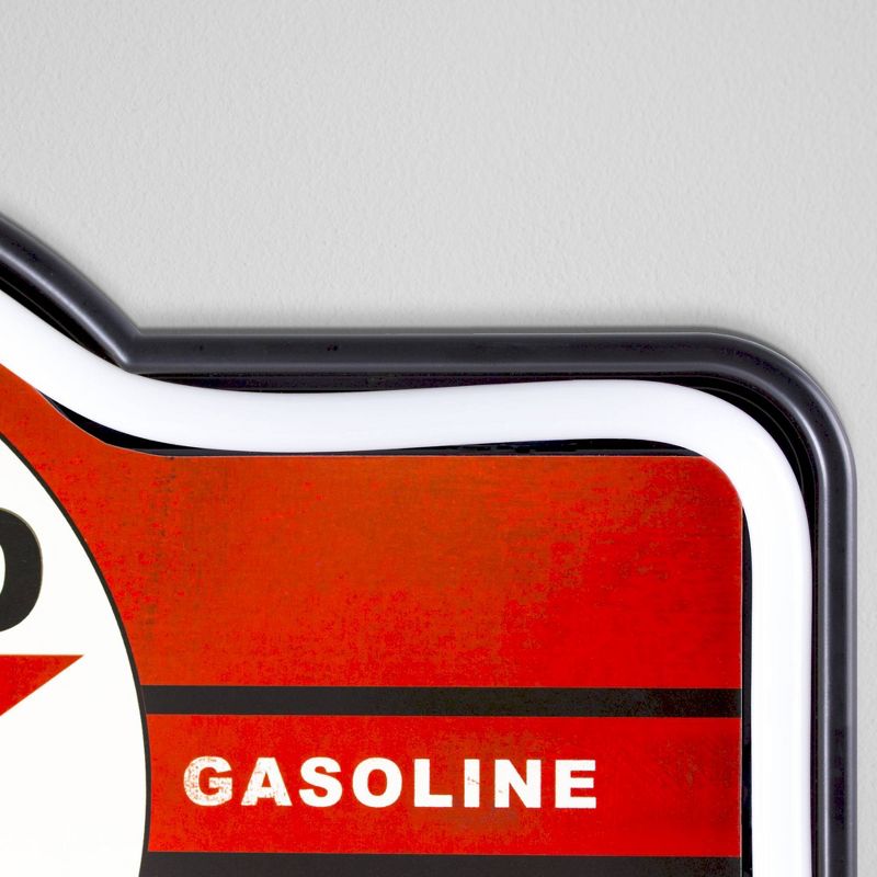 Officially Licensed Vintage Texaco LED Neon Light Up Sign Red/Green - Crystal Art Gallery