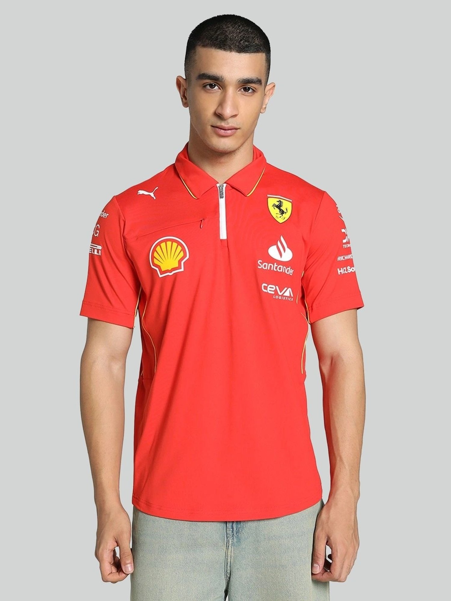 Puma Red Regular Fit Polo T-Shirt