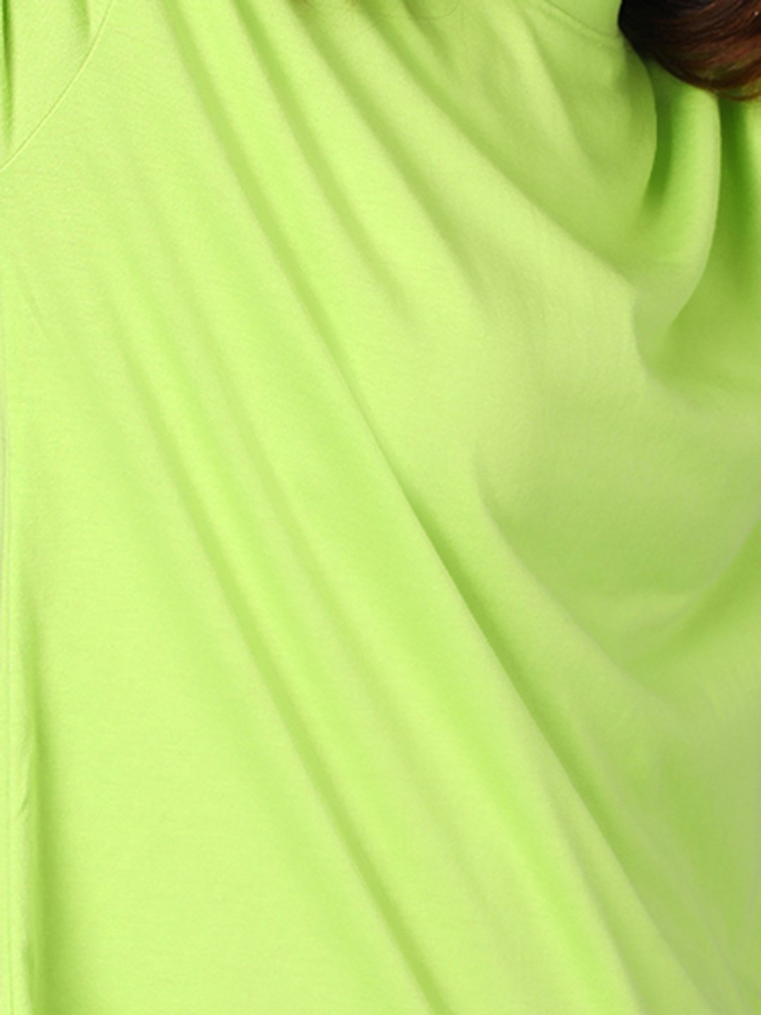 Kotty Light Green Relaxed Fit Oversized T-Shirt