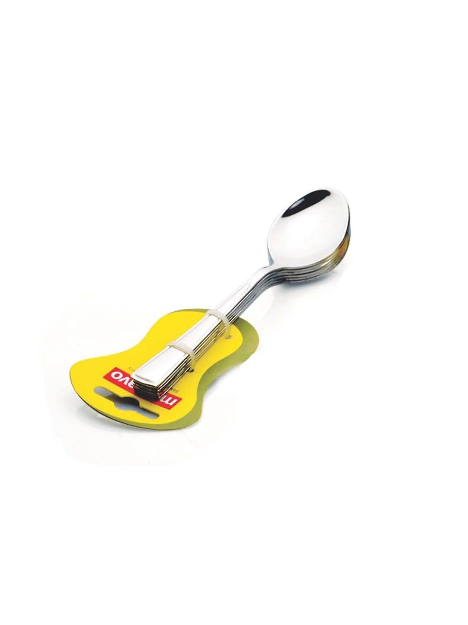 FnS Helios Silver Stainless Steel Baby Spoon - Set of 6