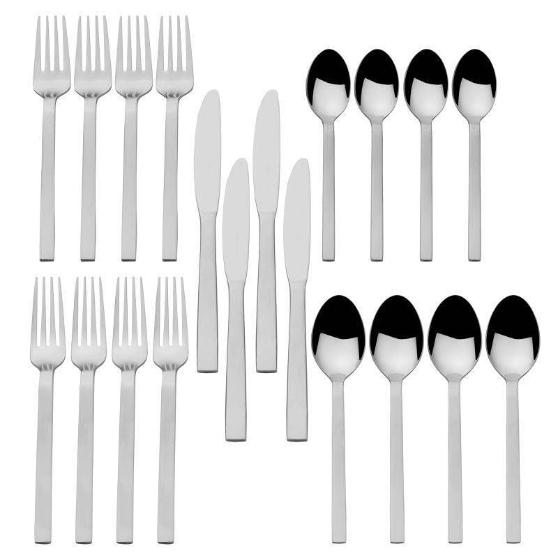 Towle 20pc Stainless Steel Living Forged Graciela Silverware Set