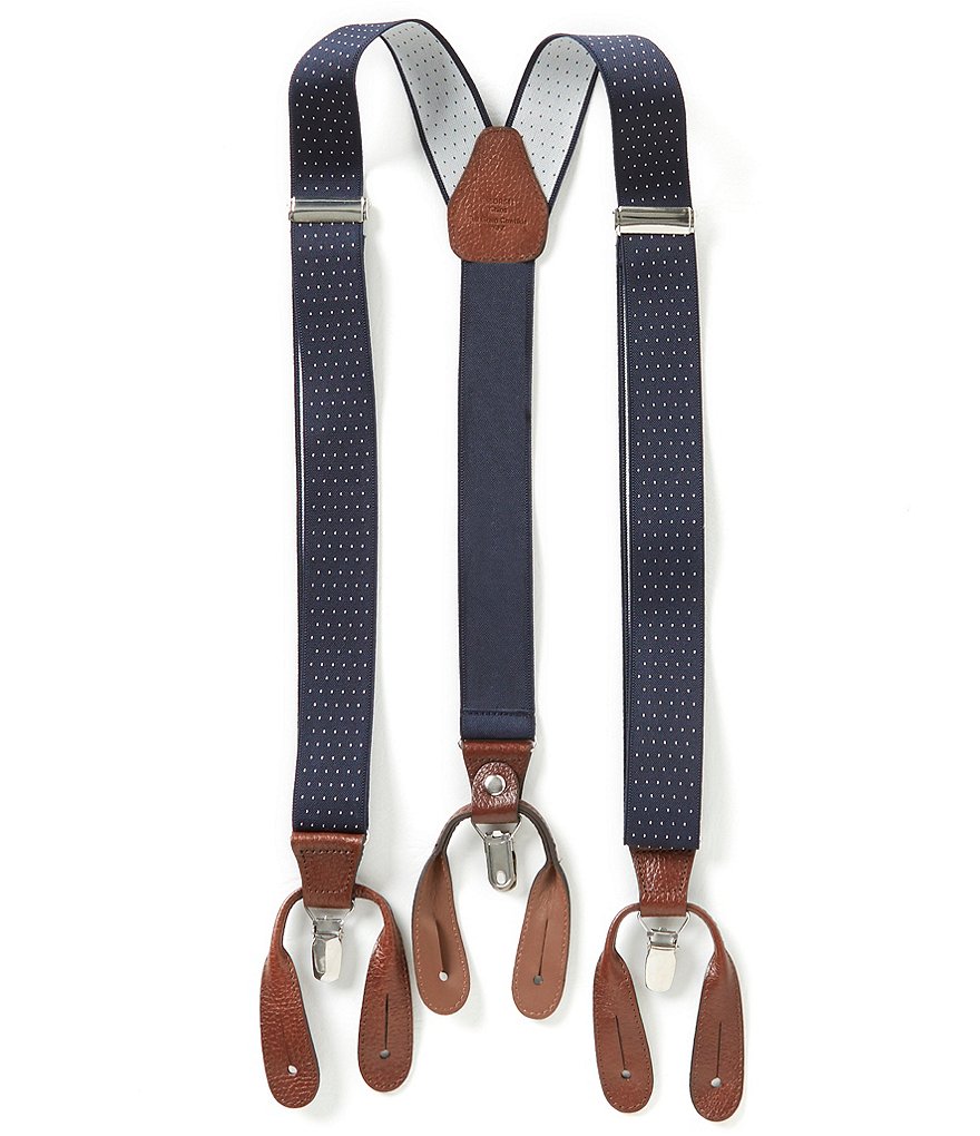 Roundtree & Yorke Dotted Suspenders