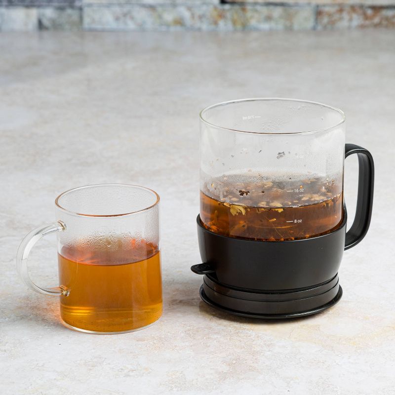 Primula Addison 3-Cup Coffee Maker with Filter - Black