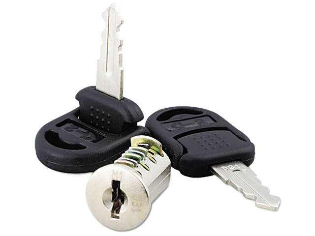 Alera VA50-1111 Core Removable Lock and Key Set, Silver, Two Keys/Set