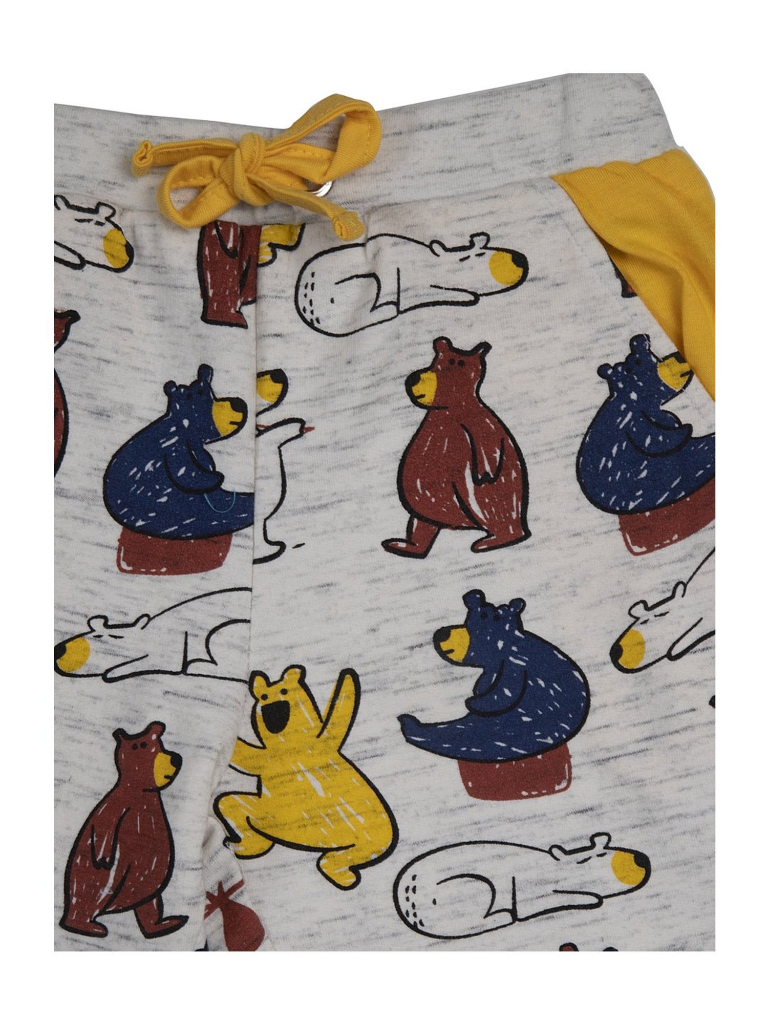 Lazy Shark Boys Grey Printed  Joggers