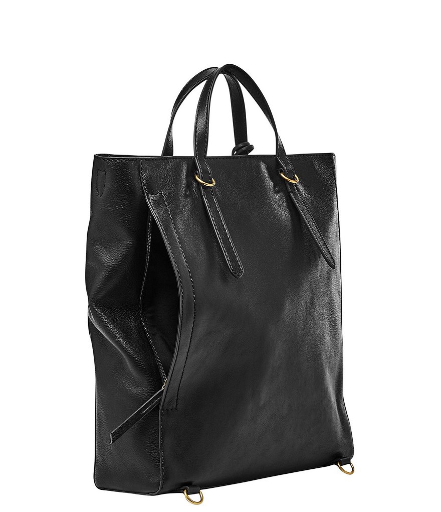 Black Colorblock Bowknot Pattern Knitted Tote Bag