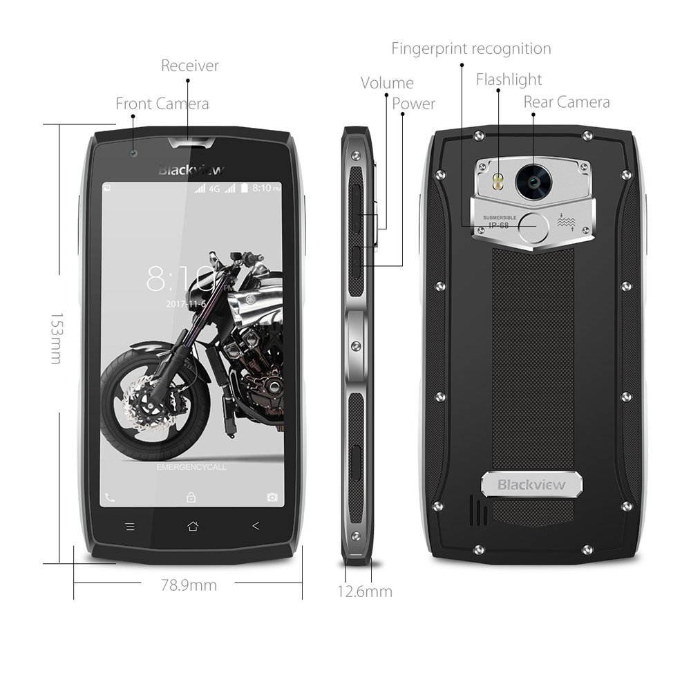 IP68 Waterproof Rugged Android Phone,  Mobile Phone with  samsung camera 5.0MP+8.0MP,  Corning Gorilla Glass3  Glove touch detective  Li-polymer battery 3500mAh nano card +micro card slot  Cellphone