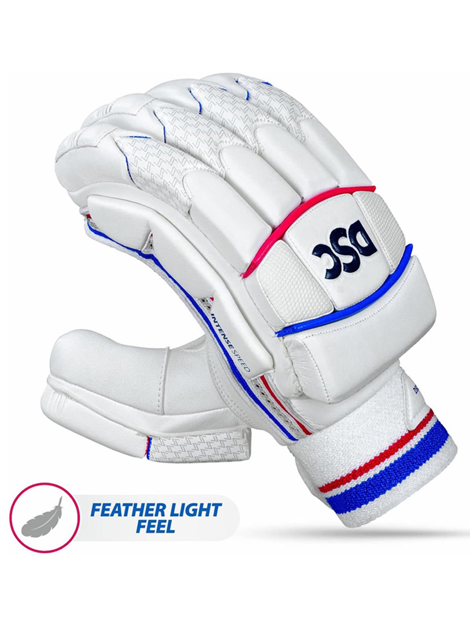 DSC Intense Speed Leather Cricket Batting Gloves Size - Mens