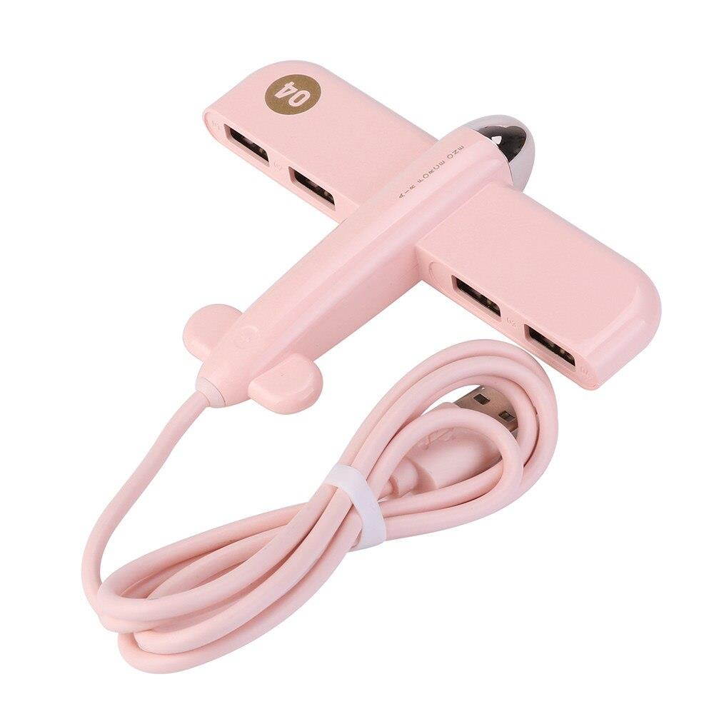 HUB Splitter 4-Port USB 2.0 HUB Splitter Expansion Station Desktop PC Laptop Adapter for Mac JL.3