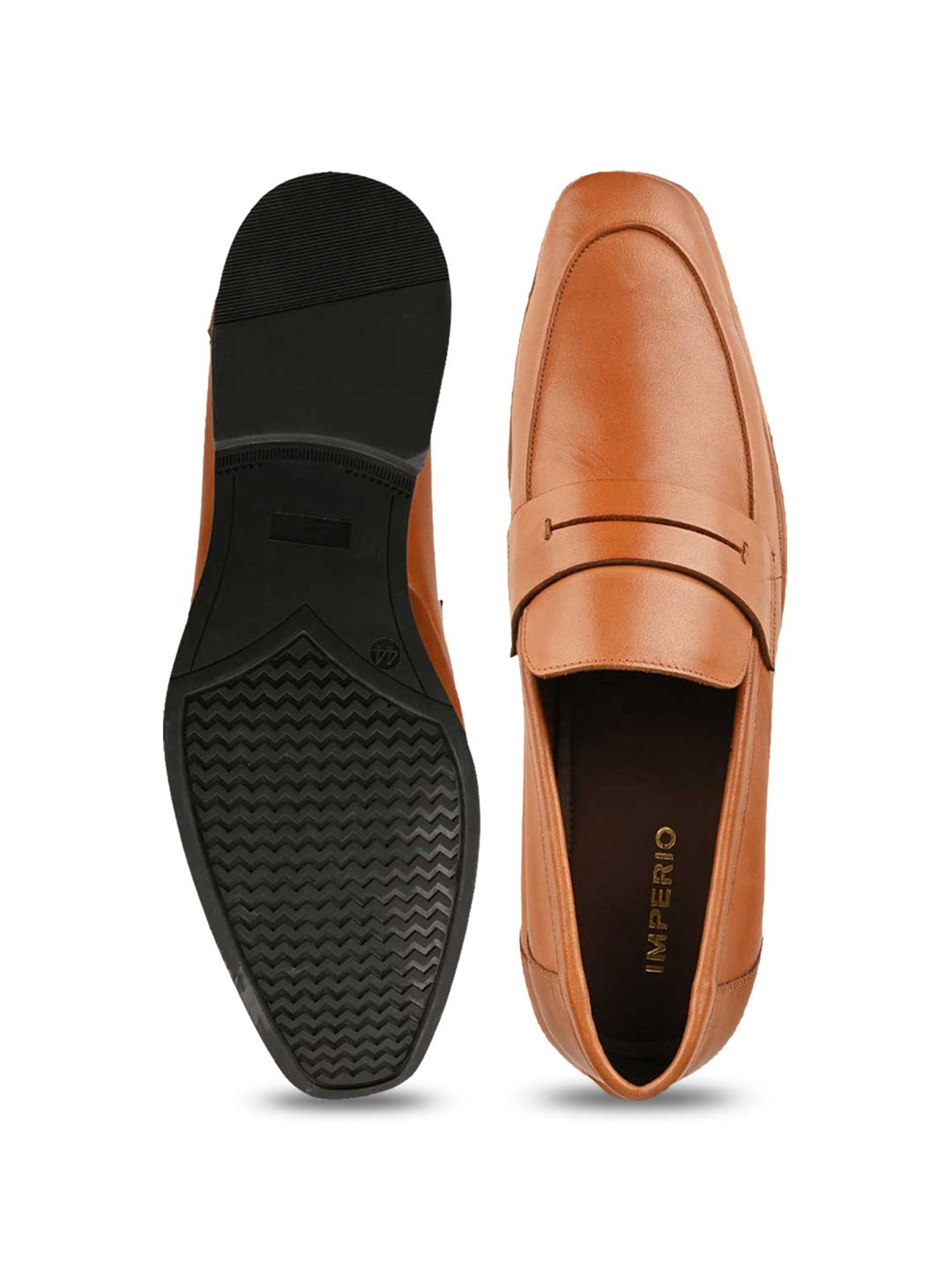 Imperio by Regal Men's Tan Formal Loafers