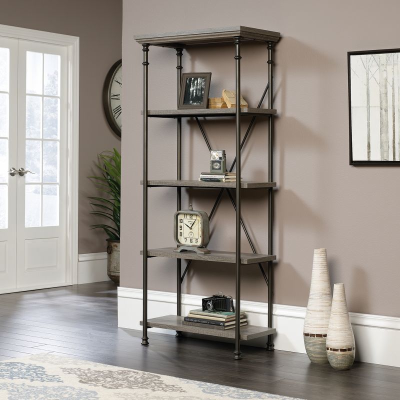 70" Canal Street 5 Shelf Bookshelf Northern Oak Finish - Sauder