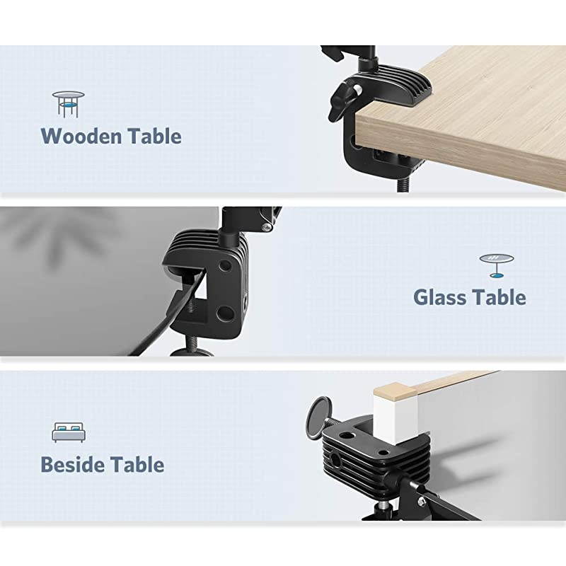 Tablet Mount Lazy Holder Adjustable Long Arm Clamp Compatible for iPad Air Pro Mini iPhone 11 Pro Max X 8 7 6 6S Samsung Galaxy S9 Plus S8 Nintendo Switch All 4129 Cell Phone and Tablet