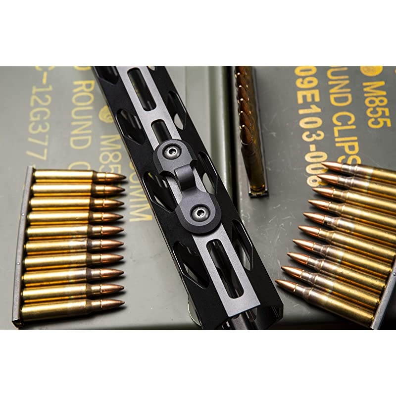 MLok Bipod Adapter Mount Proudly Made in USA Includes 2 TNuts 2 Screws