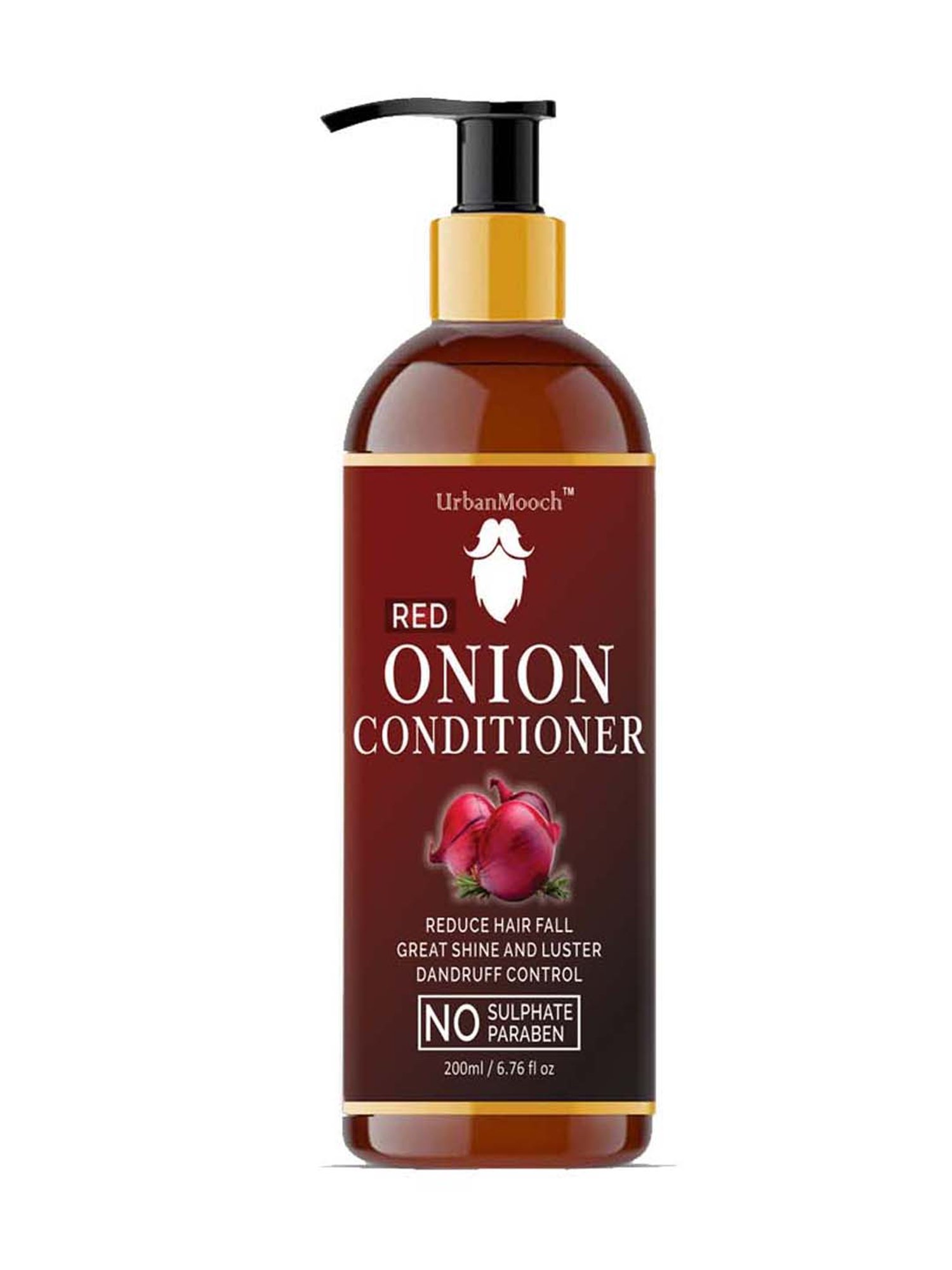 UrbanMooch Onion Hair Oil, Onion Shampoo & Onion Conditioner Set - 600 ml