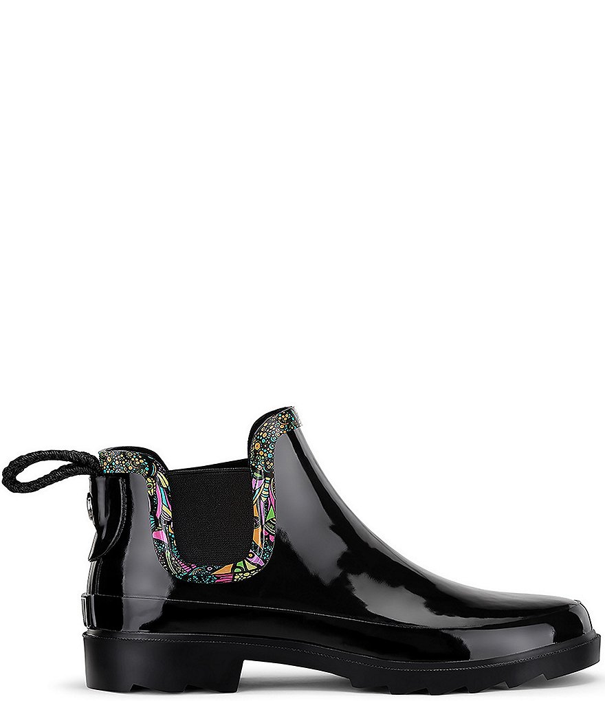 Sakroots Rhyme Printed Waterproof Chelsea Rain Booties