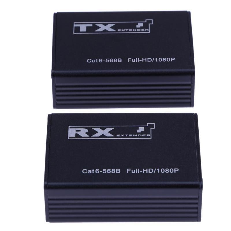 1080P HDMI Network Extender Adapter Over Single Cat 6-568B 30m Transmission HD Signal High Quality HDMI Extender