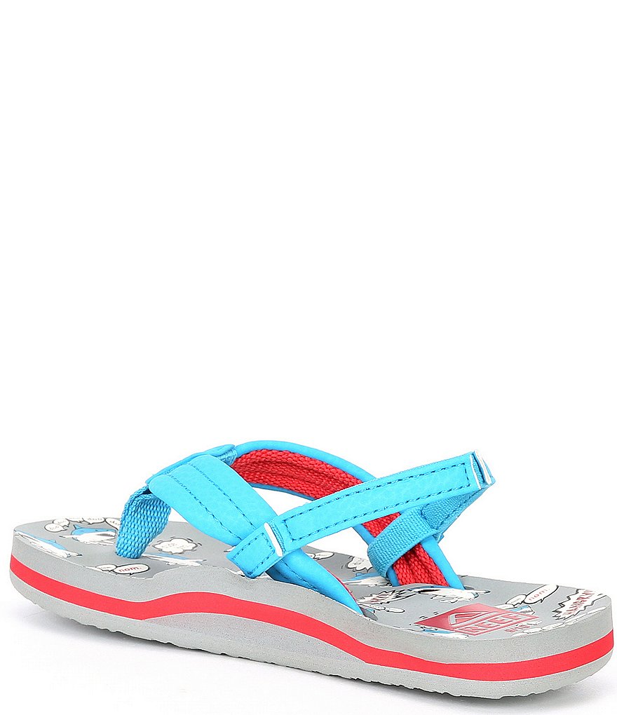 Reef Boys' Little Ahi Nom Nom Flip Flop (Infant)