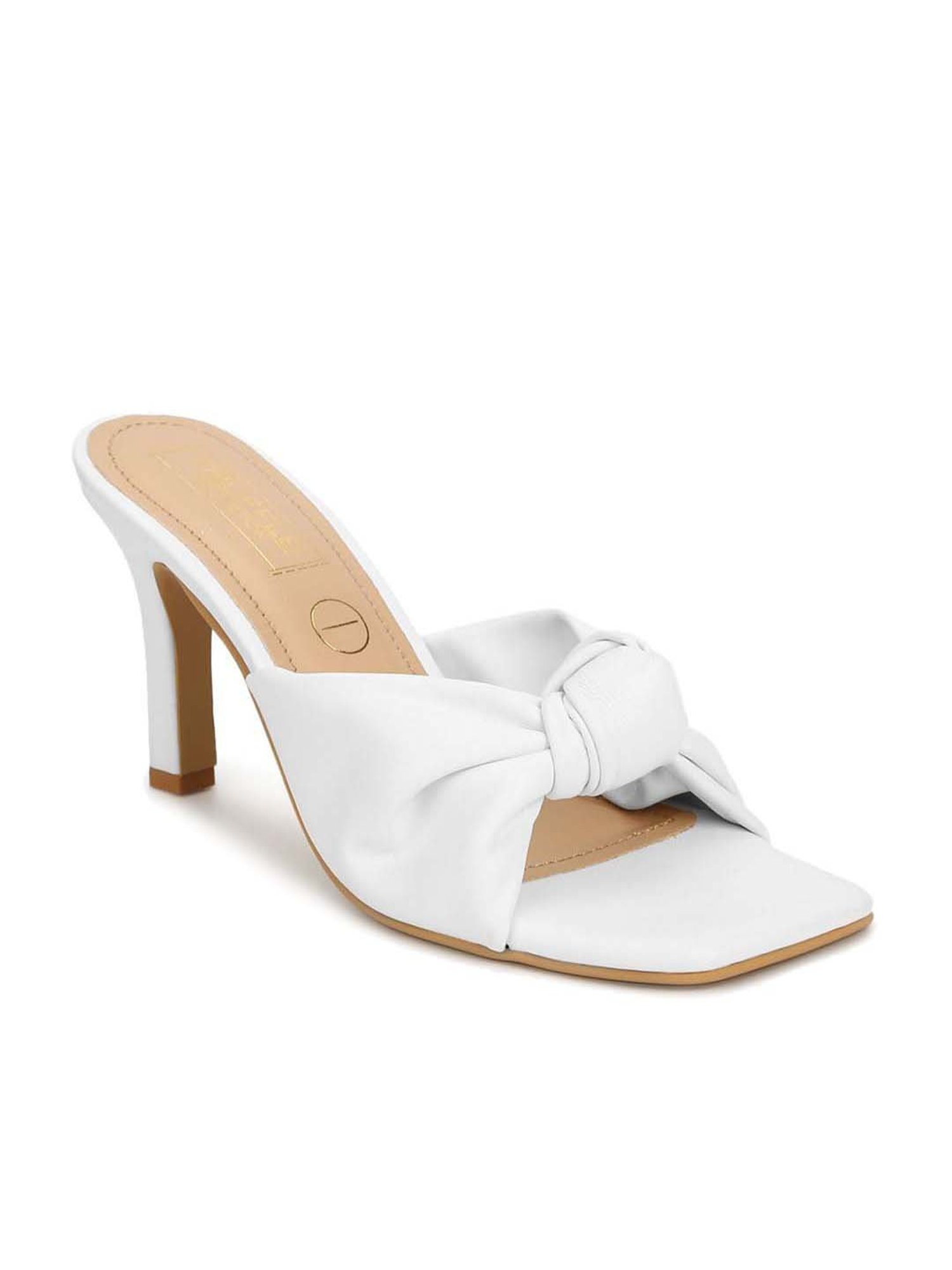 Truffle Collection Women's White Casual Stilettos