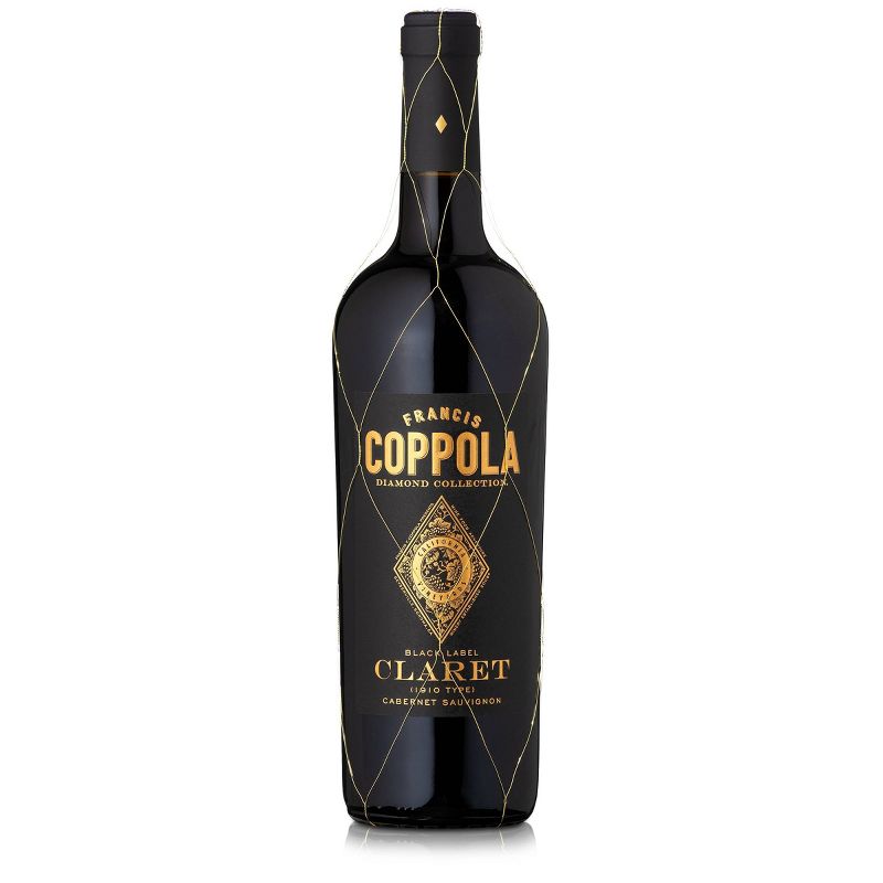 Francis Coppola Diamond Black Label Claret Cabernet Sauvignon Red Wine - 750ml Bottle