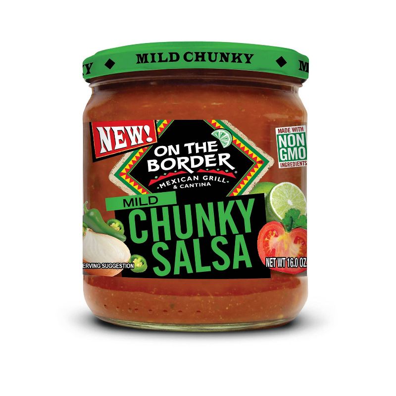 On The Border Mild Chunky Salsa - 16oz