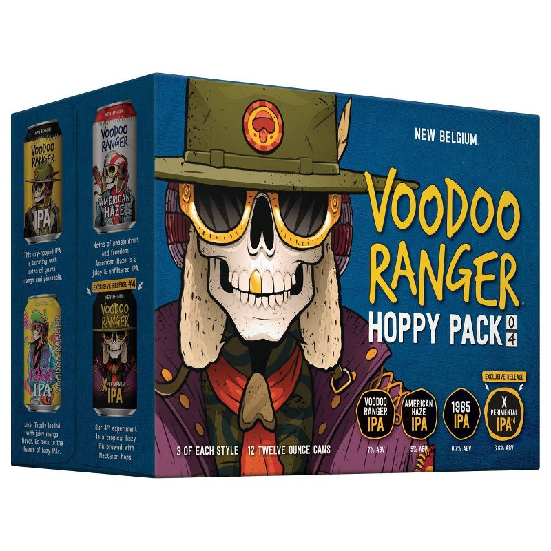New Belgium Brewing Voodoo Ranger Hoppy Variety Pack - 12pk/12 fl oz Cans