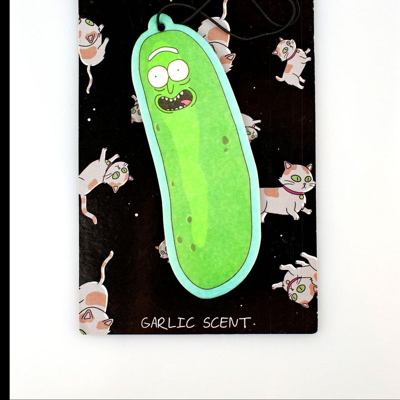 Just Funky Rick And Morty Official Pickle Rick Collectible Air Freshener | Garlic Scented