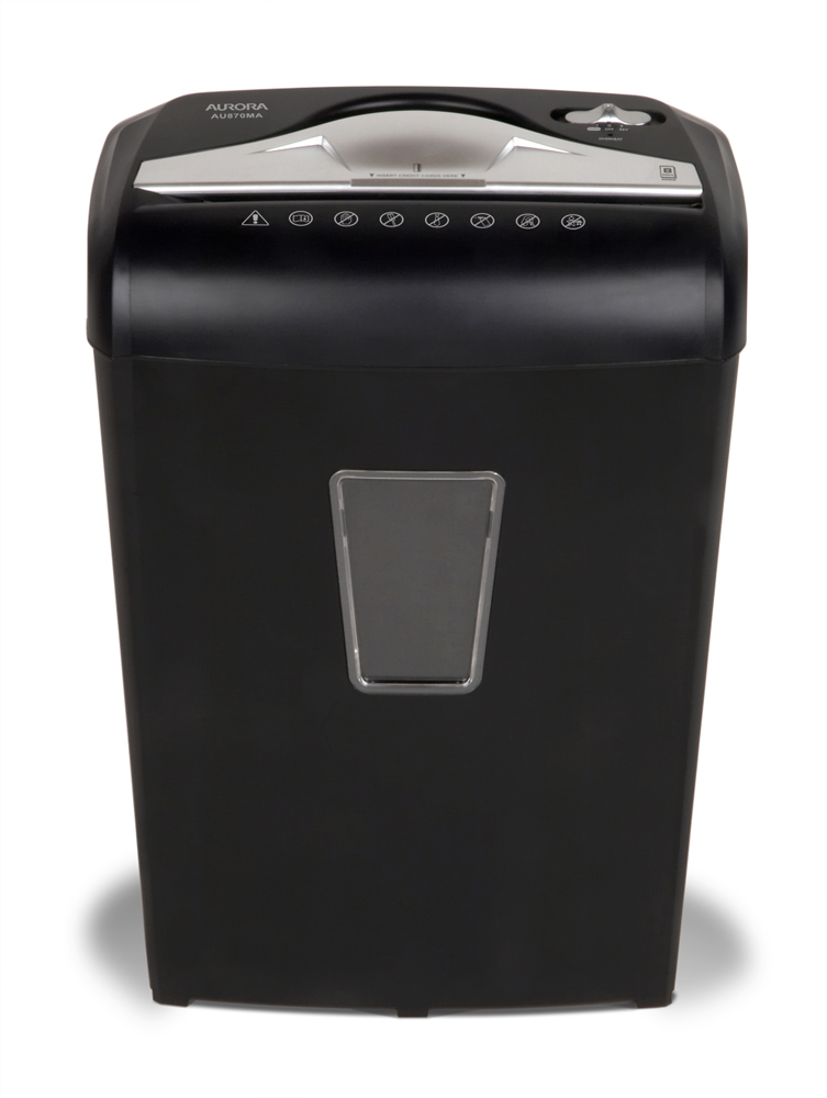 Aurora AU870MA High-Security 8-Sheet Micro-Cut Paper, Credit Card Shredder