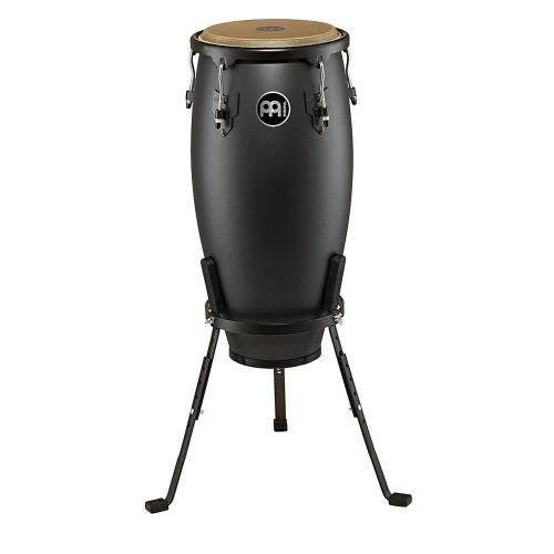 meinl percussion hc11pbkm headliner designer series 11inch quinto with basket stand, phantom black