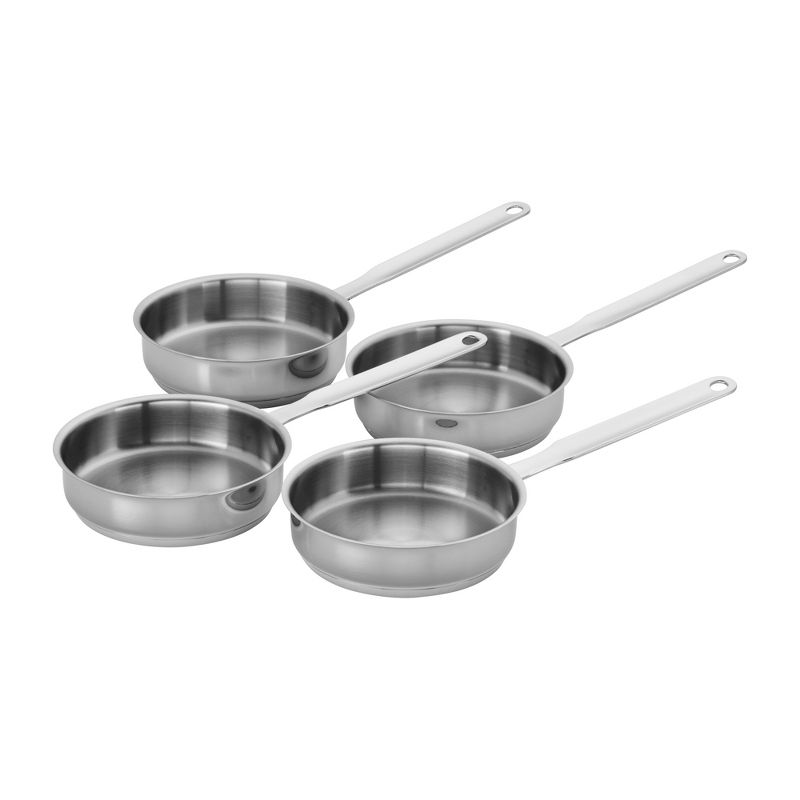 Demeyere Resto 4-pc Stainless Steel Mini Fry Pan Set