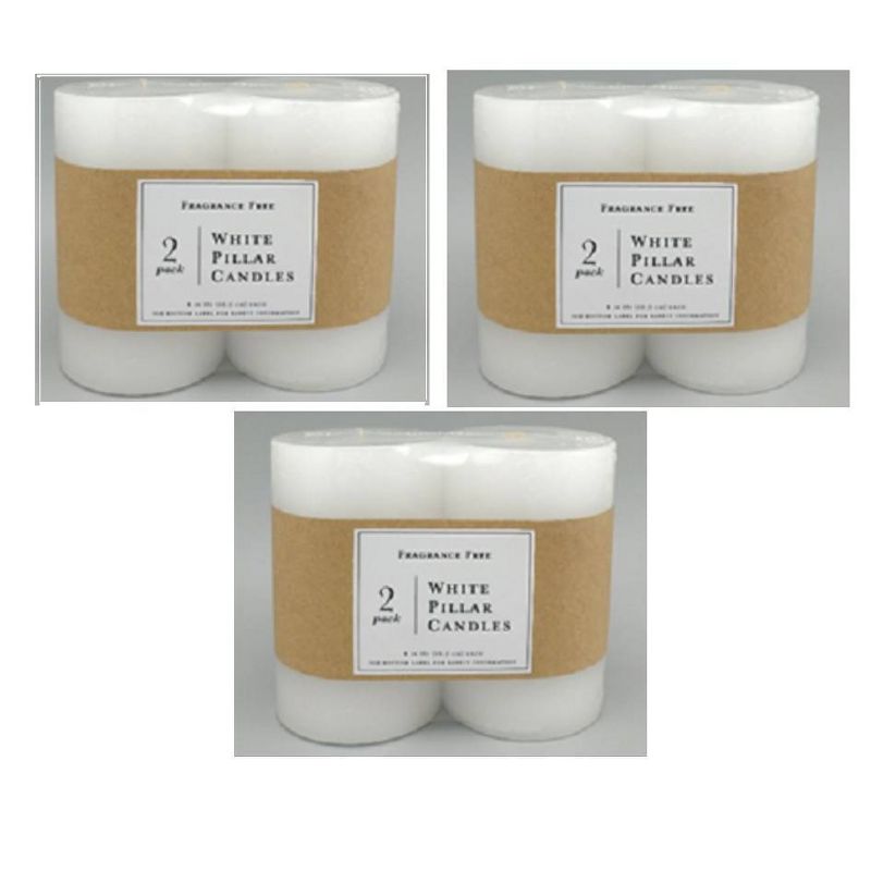6ct Pillar Candles - Bullseye's Playground™