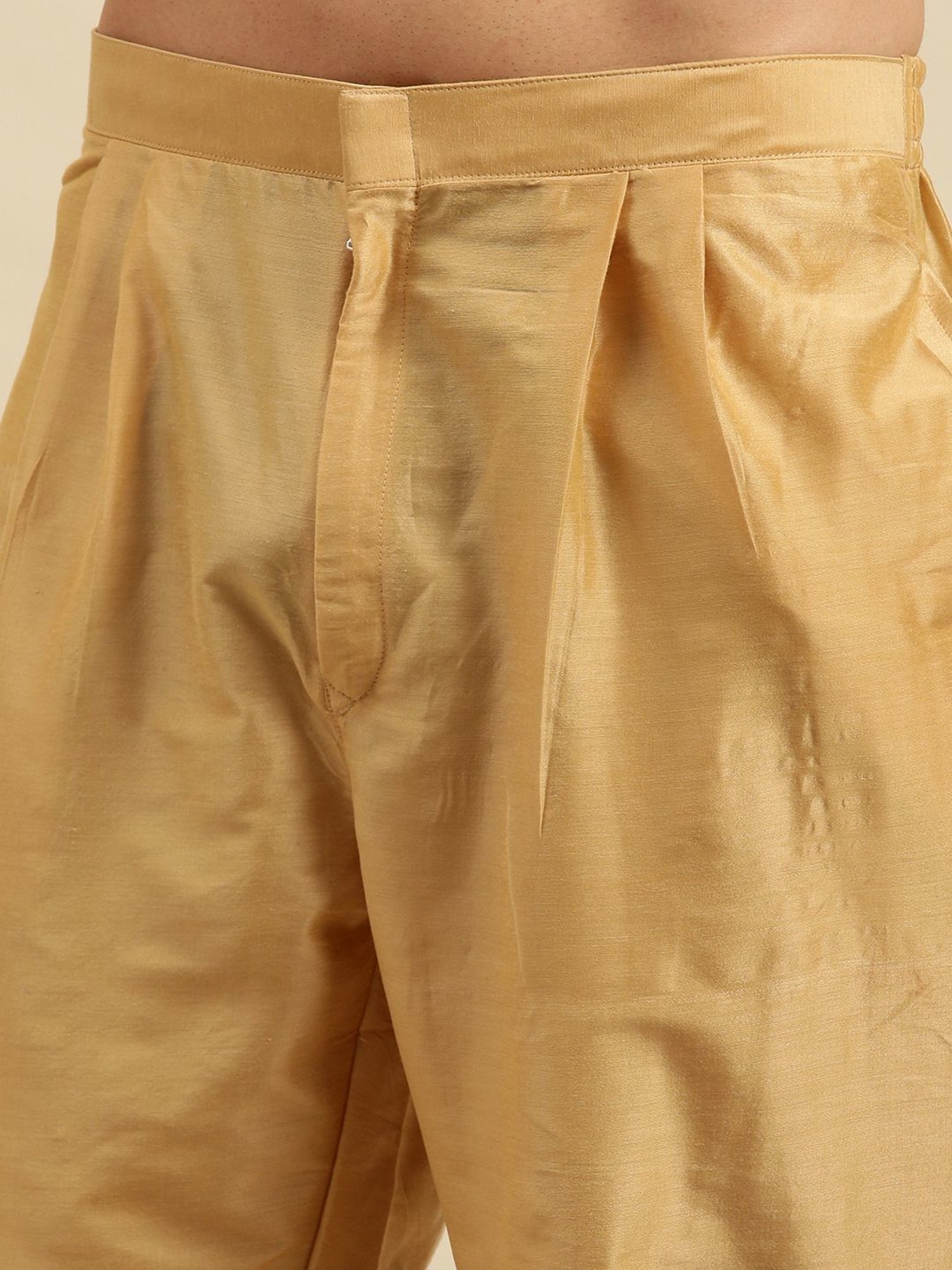 Sanwara Beige Regular Fit Pants