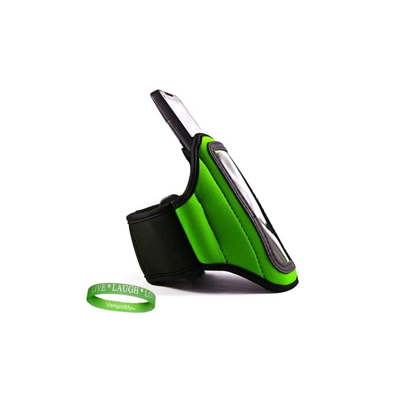 Nokia Lumia 710 TMobile Windows Smart Phone Neoprene Exercise Armband Green