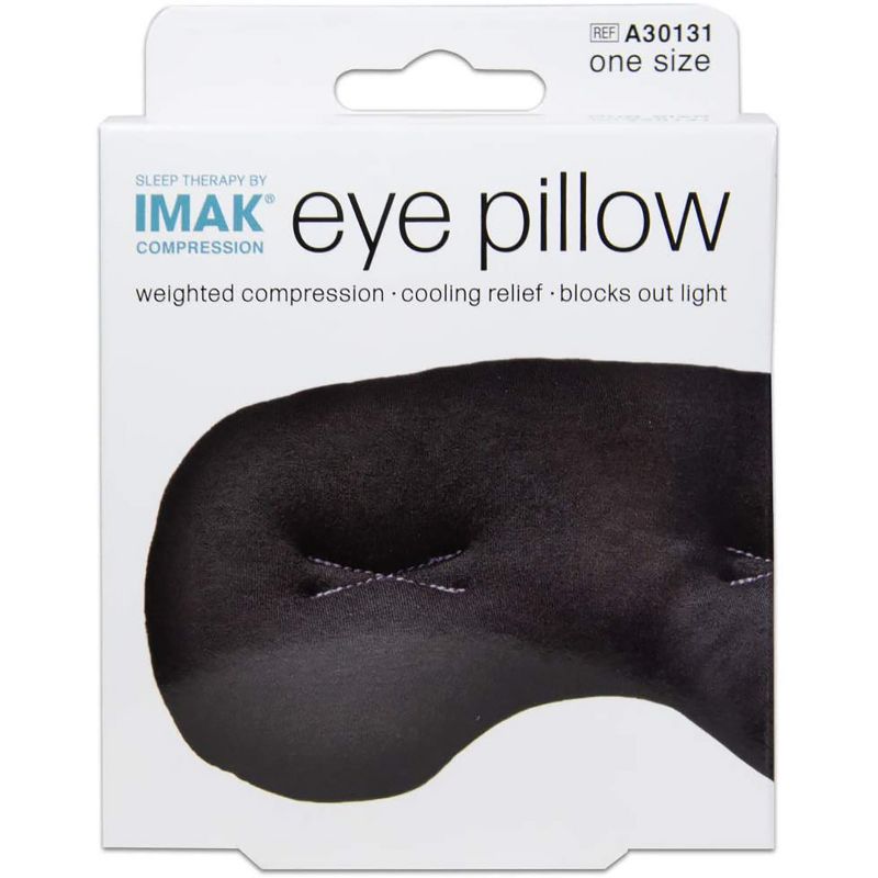 Brownmed IMAK Eye Pillow Pain and Stress Relief Mask - Black